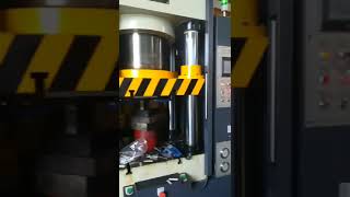 single action hydraulic press with robot