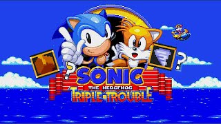 Sonic Time Twisted Sprites In Sonic Triple Trouble 16-Bit?