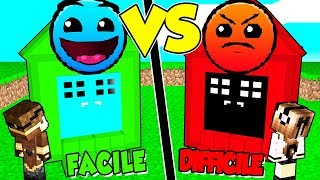 CASA *FACILE* Contro CASA *DIFFICILE* su MINECRAFT!!