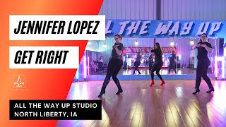 Jennifer Lopez - Get Right Heels Choreo - All The Way Up Dance Studio Iowa