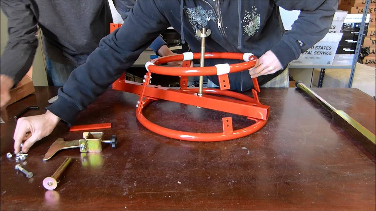 Motorcycle Tire Changer Assembly - GENSSI - YouTube