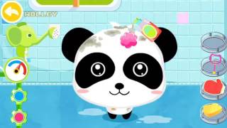 Baby Panda S Bath Time - Play Learn With Cute Animals Bath Toys Bubbles - Babybus Games For Kids
