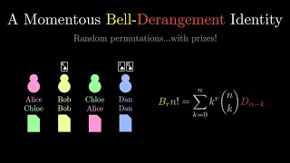 A Bell-Derangement Identity (#SoME3)