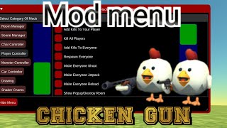 Chicken Gun Mod menu 3.8.01 Bomb Hacker amd Lary Hacker New Scene Manager color huggy wuggy and MORE