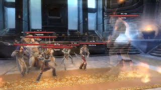 Skyrim Battles - Karstaag Vs. The Hall Of Valor & The Ebony Warrior