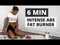Do This 6 Min Intense AB Fat Burner Workout 3x a week For FLAT TUMMY| No Repeat| No Equipment