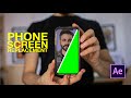How I track and replace a phone screen in after effects