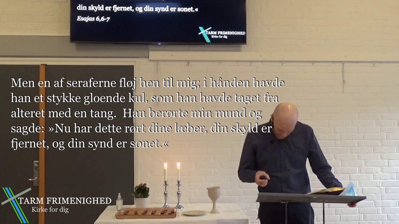 24-01-2021 Prædiken i Tarm Frimenighed ved Andreas Ipsen. Matt 17,1-9: "Uden frygt"