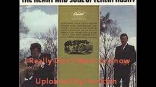 Watch Ferlin Husky I Really Dont Want To Know video