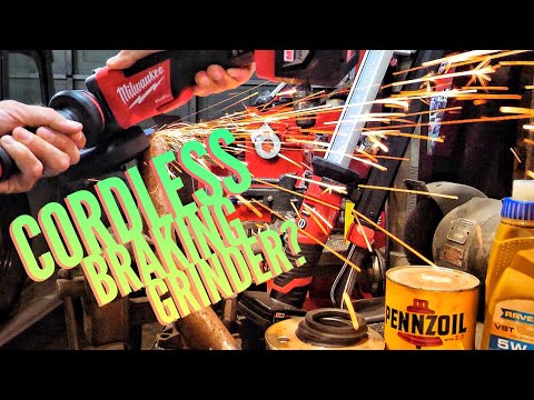 SAVE TIME Milwaukee Cordless Braking Grinder 2783-22HD