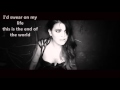 Juliet Simms-End of the world (official lyrics video)
