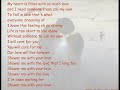 Shower Me With Your Love