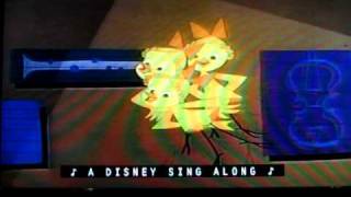Opening To Disneys Sing-Along Songs Be Our Guest 1993 Vhs