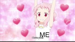 Anima Yell! Meme Template "I love you! No thank you."