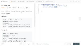 Leetcode 61. Medium Rotate List