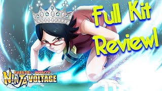*The SPAM QUEEN* Sarada FULL OP Kit Review - Naruto x Boruto Ninja Voltage