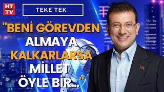 Görevden Alınacağını Düşünüyor Mu? Ekrem İmamoğlu Yanıtladı
