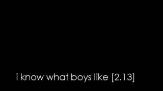 Watch Glee Cast I Know What Boys Like video
