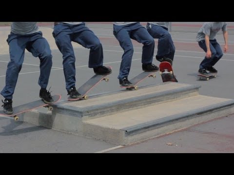How To NOSEGRIND Trick Tip - Easy Beginner Skateboard Ledge Trick Lesson
