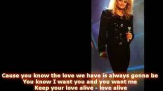 Watch Bonnie Tyler Keep Your Love Alive video