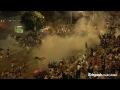 Hong Kong police resort to tear gas to break up democracy protesters