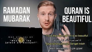 REACTING TO QURAN RECITATION (BEAUTIFUL!!) FOR RAMADAN