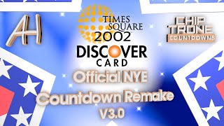 Discover Card Tsq 2002 Official Nye Countdown Remake V3.0 No Audio - Countdowns R Us Series