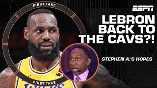 Stephen A. Says Lebron Should Go Back To Cleveland To Win A Championship First Take