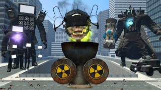 New Toxic Skeleton Skibidi Toilet Vs Upgraded Titan Cameraman And Others Bosses In Garry's Mod!