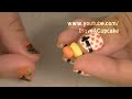 Candy Corn Bat Earrings