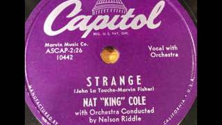 Watch Nat King Cole Strange video
