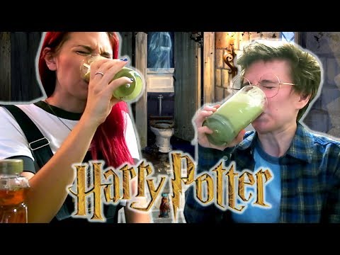 Harry Potter Polyjuice Potion Challenge ft. Brizzy Voices (Smoothie Challenge)