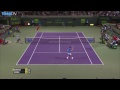 Novak Djokovic Lunges For Hot Shot Volley