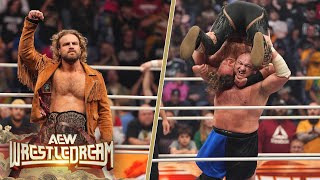 Aew Wrestledream Highlights Hangman Page Vs Samoa Joe Aew World Championship 101925