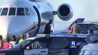 Former President Obama arrives in Monterey Former President Obama arrives in Monterey