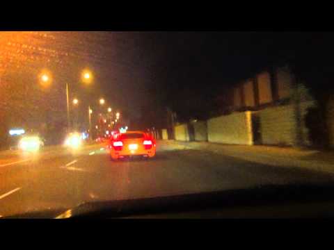 Honking at my friends Lamborghini Orange Audi R8