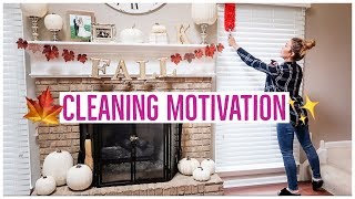 FALL CLEAN ROUTINE 🍂🎃🍁✨ | MY SEASONAL CLEANING TO-DO LIST ✅ | CLEAN WITH ME MOTIVATION! 💪🏼