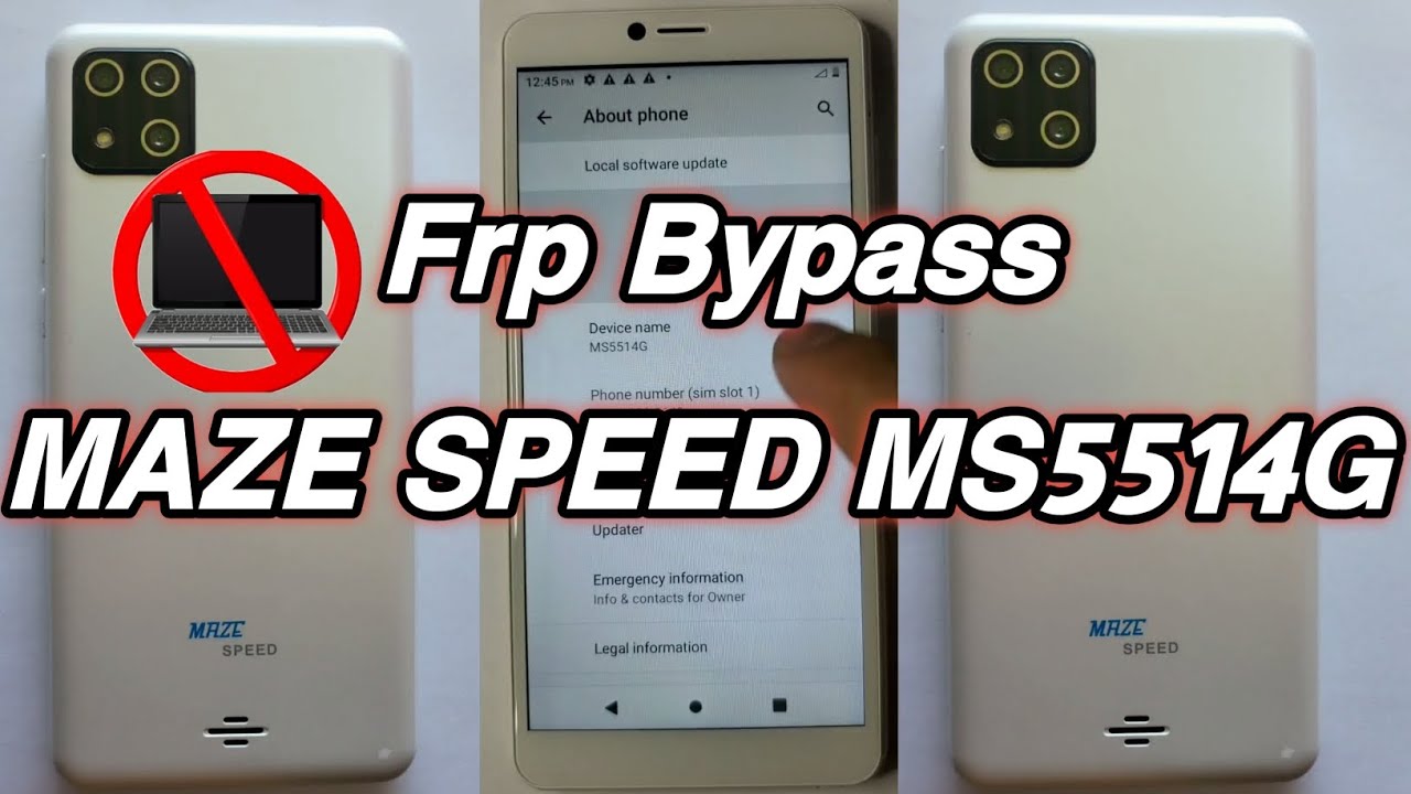 MAZE SPEED (MS5514G) Frp Bypass Google Account Android MAZE SPEED (MS5514G) Frp Bypass Google Account Android