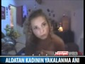 Kocasını başkası ile Aldatırken Yakalanan kadın