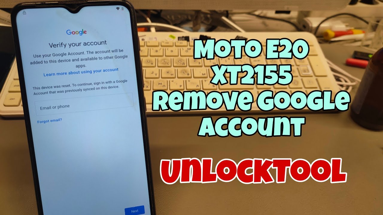 Motorola Moto E20 XT2155, Remove Google Account, Bypass Motorola Moto E20 XT2155, Remove Google Account, Bypass