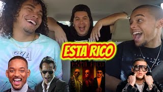 Marc Anthony Will Smith Bad Bunny Está Rico Official Audio Reaction Review Marc Anthony Will Smith Bad Bunny Está Rico Official Audio Reaction Review