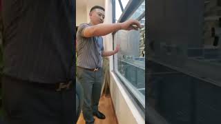 Guojia Led Flexible Film Screen,Can Be Bent And Cut At Will,90%Transparency.
