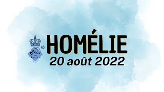 Homélie - Pèlerinage ND de Guérison 2022