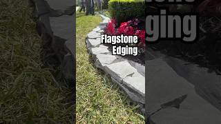 Flagstone Edging For A Unique Garden Bed Design