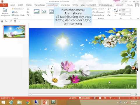 Tự học PowerPoint 2013: Tạo hiệu ứng hoạt hình cho slide