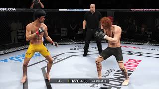 Ufc 4 Bruce Lee Vs. Kaitlyn Amouranth Hot Streamer Ea Sports Ufc 4