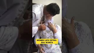 Momen Lucu Ketika Dua Cewek Jomblo Melihat Pengantin Ciuman