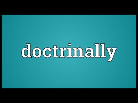 Header of doctrinally
