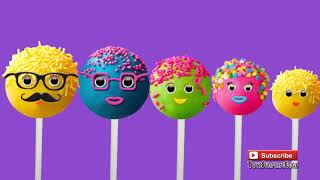 The Finger Family Cake Pop Family Nursery Rhyme Learn Color Finger Family Songs Collection