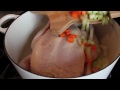 Chicken & Dumplings - Stewed Chicken with Thyme Creme Fraiche Dumplings